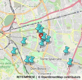 Mappa Via dei Gerani, 00172 Roma RM, Italia (1.88273)