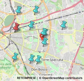 Mappa Via dei Gerani, 00172 Roma RM, Italia (2.09417)