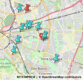 Mappa Via dei Gerani, 00172 Roma RM, Italia (2.01182)