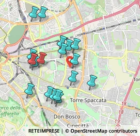 Mappa Via dei Lauri, 00172 Roma RM, Italia (1.9095)