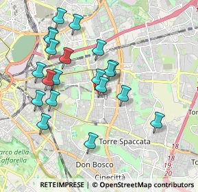Mappa Via dei Lauri, 00172 Roma RM, Italia (2.017)