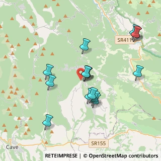 Mappa 00030 Bellegra RM, Italia (3.97867)