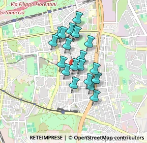 Mappa Via degli Abeti, 00172 Roma RM, Italia (0.6625)