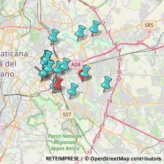 Mappa Via degli Abeti, 00172 Roma RM, Italia (3.72706)