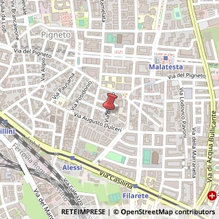 Mappa Via dei Zeno,  31, 00176 Roma, Roma (Lazio)
