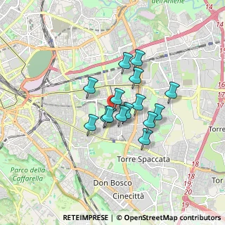 Mappa Via del Trifoglio, 00172 Roma RM, Italia (1.24067)