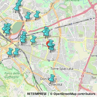 Mappa Via del Trifoglio, 00172 Roma RM, Italia (2.82167)