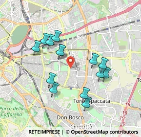 Mappa Via del Trifoglio, 00172 Roma RM, Italia (1.765)