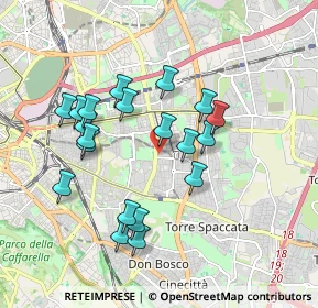 Mappa Via del Trifoglio, 00172 Roma RM, Italia (1.8285)