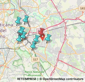 Mappa Via del Trifoglio, 00172 Roma RM, Italia (3.48727)