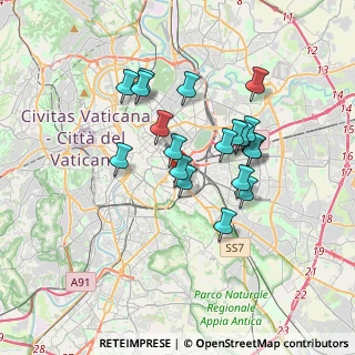 Mappa Fermata Metro San Giovanni, 00183 Roma RM, Italia (3.15526)