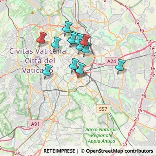 Mappa Fermata Metro San Giovanni, 00183 Roma RM, Italia (3.35462)