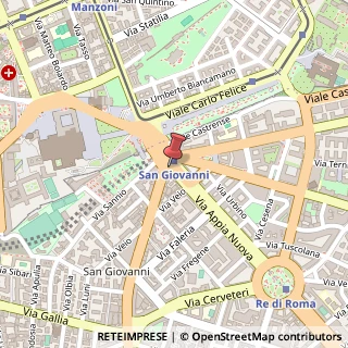 Mappa Via Magnagrecia, 29, 00183 Roma, Roma (Lazio)