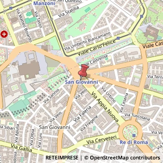 Mappa Via Appia Nuova, 8, 00183 Roma, Roma (Lazio)