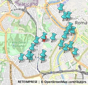 Mappa Via Pietro Roselli, 00153 Roma RM, Italia (1.0365)