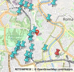 Mappa Via Pietro Roselli, 00153 Roma RM, Italia (1.2995)