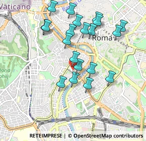 Mappa Via Jacopa de' Settesoli, 00153 Roma RM, Italia (0.9895)