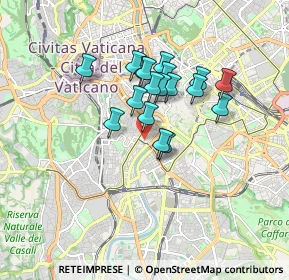 Mappa Via Jacopa de' Settesoli, 00153 Roma RM, Italia (1.37167)