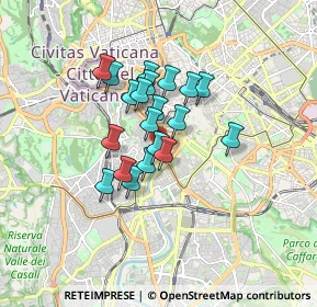 Mappa Via Jacopa de' Settesoli, 00153 Roma RM, Italia (1.2725)