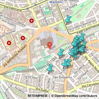 Mappa Quartiere IX Appio Latino, 00184 Roma RM, Italia (0.3)