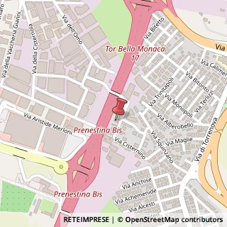 Mappa Via Serracapriola, 33, 00133 Roma, Roma (Lazio)