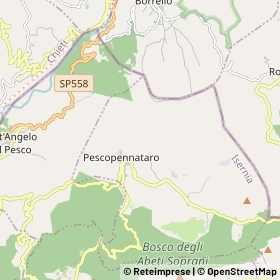 Mappa Pescopennataro