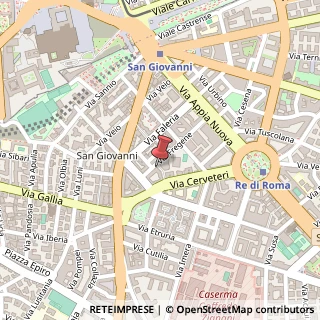 Mappa Via Fregene, 39, 00183 Roma, Roma (Lazio)