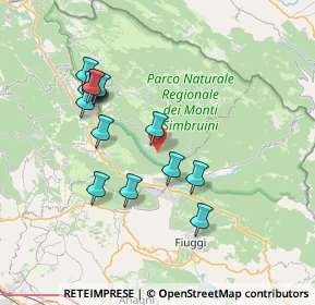 Mappa Largo dei Prati, 00020 Jenne RM, Italia (7.562)