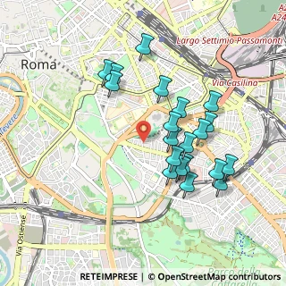 Mappa Via Sibari, 00183 Roma RM, Italia (0.918)