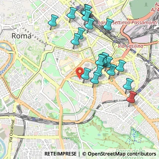 Mappa Via Sibari, 00183 Roma RM, Italia (1.082)