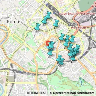 Mappa Via Illiria, 00183 Roma RM, Italia (0.9445)