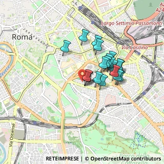 Mappa Via Sibari, 00183 Roma RM, Italia (0.703)