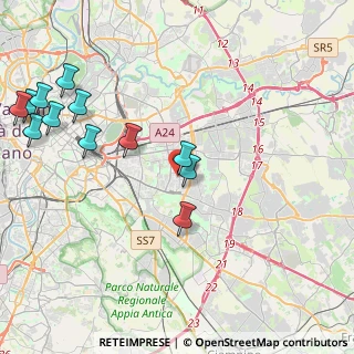Mappa Via delle Giunchiglie, 00172 Roma RM, Italia (5.37417)