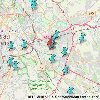 Mappa Via delle Giunchiglie, 00172 Roma RM, Italia (4.83059)