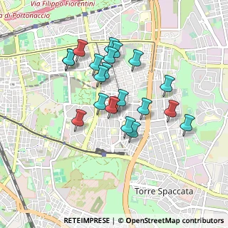 Mappa Via delle Giunchiglie, 00172 Roma RM, Italia (0.8285)