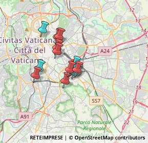 Mappa Via Pinerolo, 00183 Roma RM, Italia (2.625)