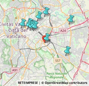 Mappa Via Pinerolo, 00183 Roma RM, Italia (3.85727)