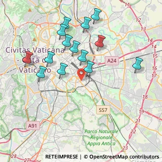 Mappa Via Pinerolo, 00183 Roma RM, Italia (4.255)
