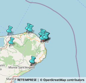 Mappa 71019 Vieste FG, Italia (11.0875)