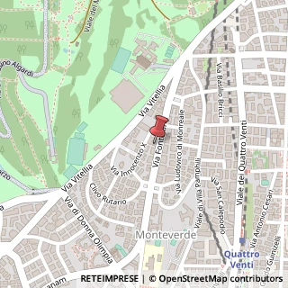 Mappa Via Fonteiana, 66, 00152 Roma, Roma (Lazio)