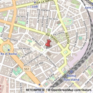 Mappa Piazza Asti, 6, 00182 Roma, Roma (Lazio)