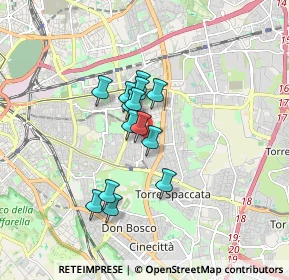 Mappa Via delle Ninfee, 00172 Roma RM, Italia (1.26857)