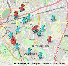 Mappa Via delle Ninfee, 00172 Roma RM, Italia (2.254)