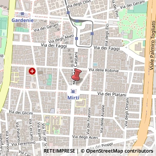 Mappa Piazza dei Mirti, 5, 00172 Roma, Roma (Lazio)