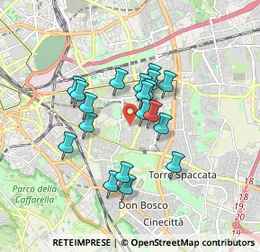 Mappa Piazza Pio Pecchiai, 00177 Roma RM, Italia (1.41632)