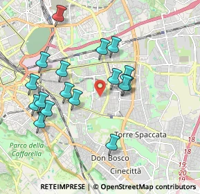Mappa Piazza Pio Pecchiai, 00177 Roma RM, Italia (1.98176)