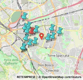 Mappa Piazza Pio Pecchiai, 00177 Roma RM, Italia (1.54)