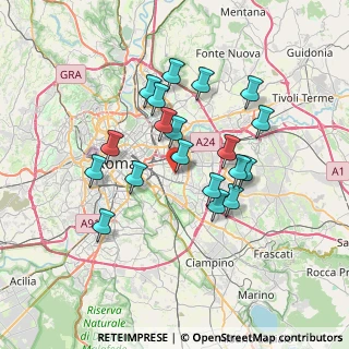 Mappa Piazza Pio Pecchiai, 00177 Roma RM, Italia (6.57789)