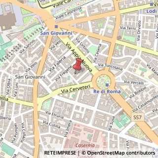 Mappa Via Ardea, 27, 00183 Roma, Roma (Lazio)