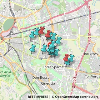Mappa Via delle Chenzie, 00172 Roma RM, Italia (1.0955)